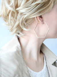 Lightweight Hexagon Hoop - Bauble Sky