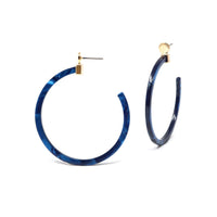 Acetate Hoop Earrings - Bauble Sky