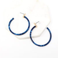 Acetate Hoop Earrings - Bauble Sky
