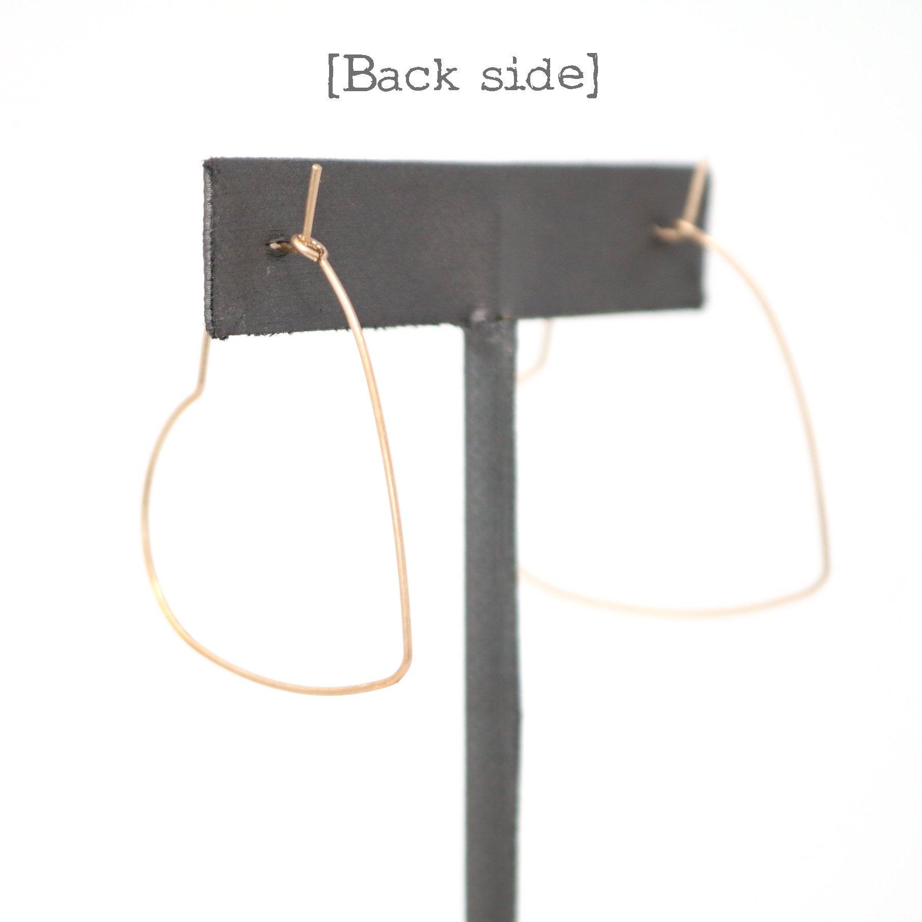 Lightweight Heart Metal Hoop - Bauble Sky