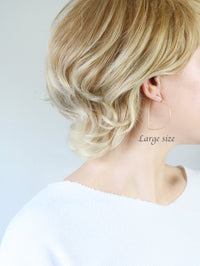Lightweight Heart Metal Hoop - Bauble Sky