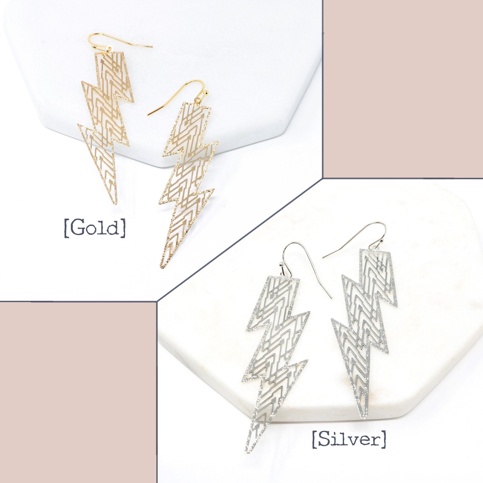 Lightning Bolt Earring - Bauble Sky