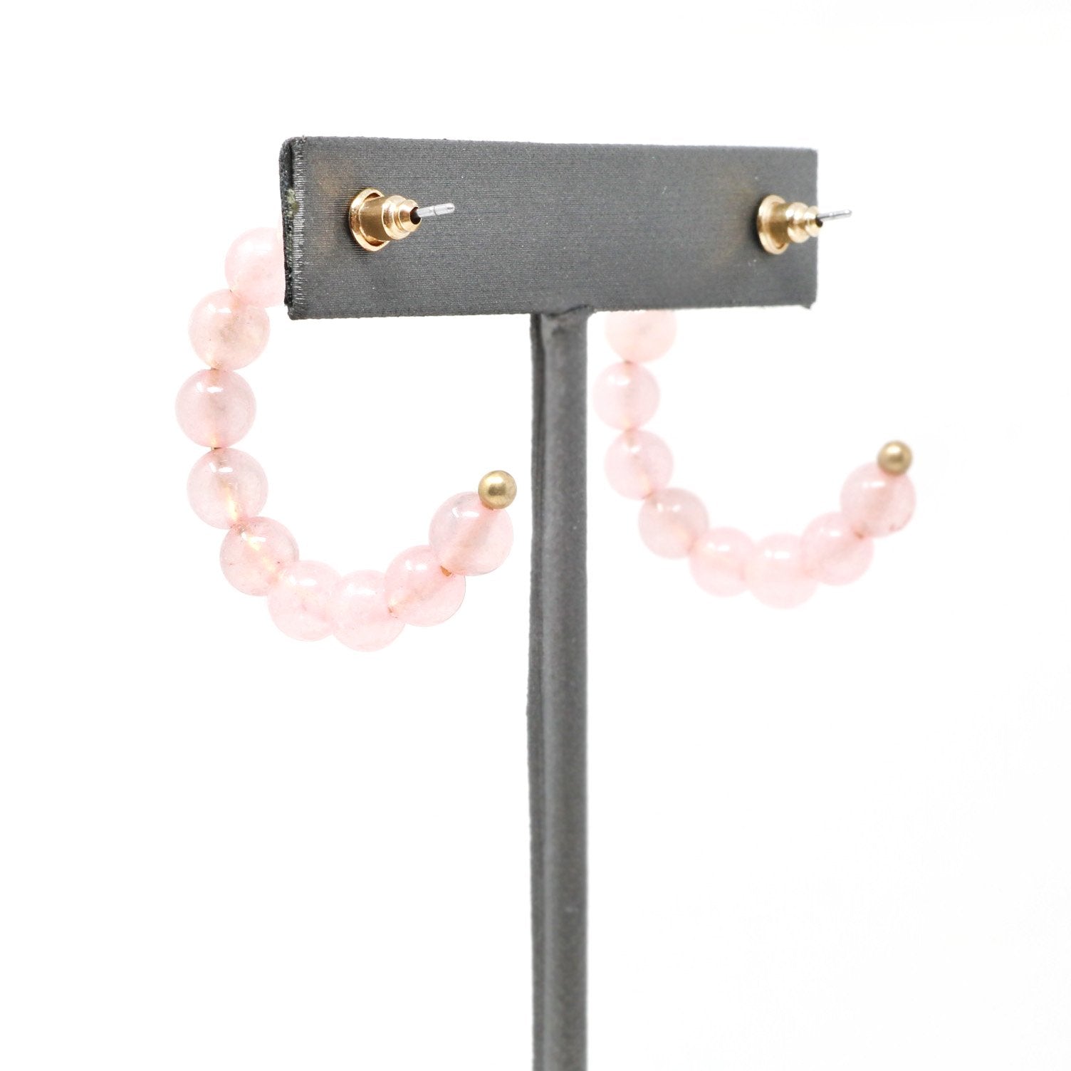 Semi-precious Stone Hoop Earring - Bauble Sky