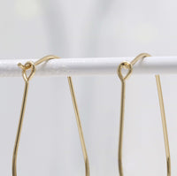 Lightweight Hoop Earrings with Charms
