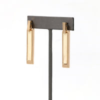 Wooden Bar Earring - Bauble Sky