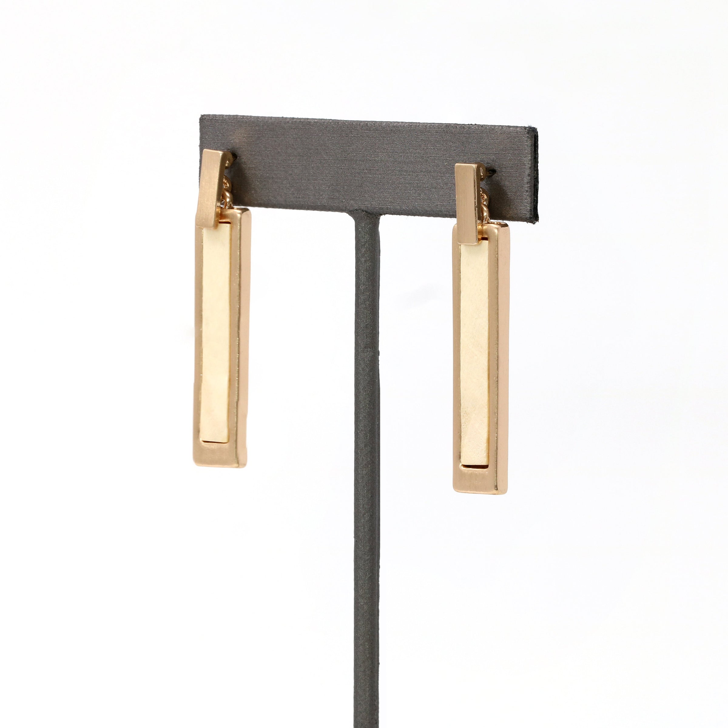 Wooden Bar Earring - Bauble Sky