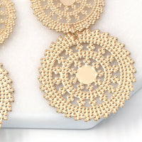 Geometric Metal Earring - Bauble Sky