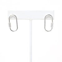 Carabiner Lock Stud Earring - Bauble Sky