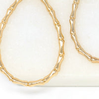 Bamboo Teardrop Earring