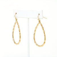 Bamboo Teardrop Earring