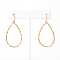 Bamboo Teardrop Earring