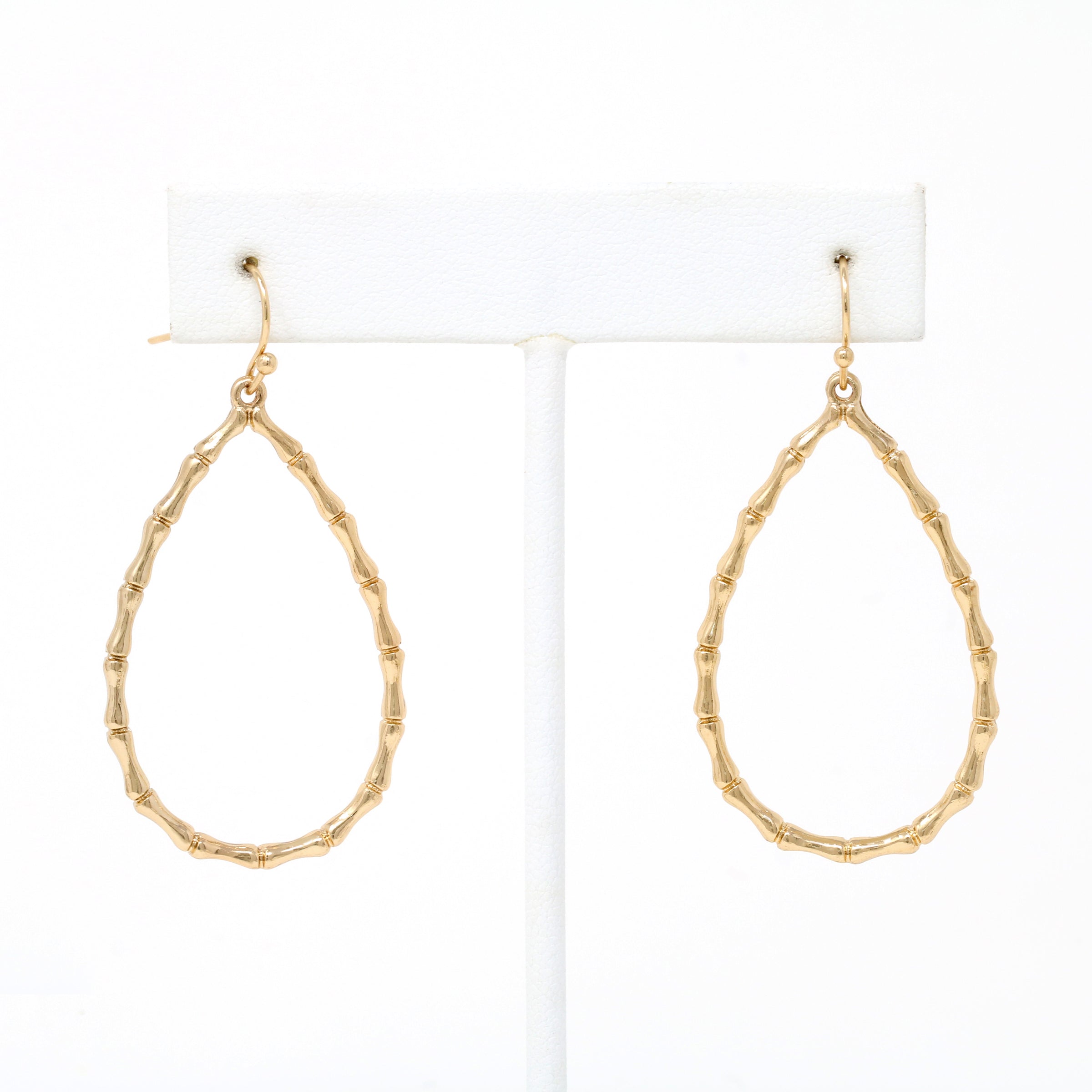 Bamboo Teardrop Earring