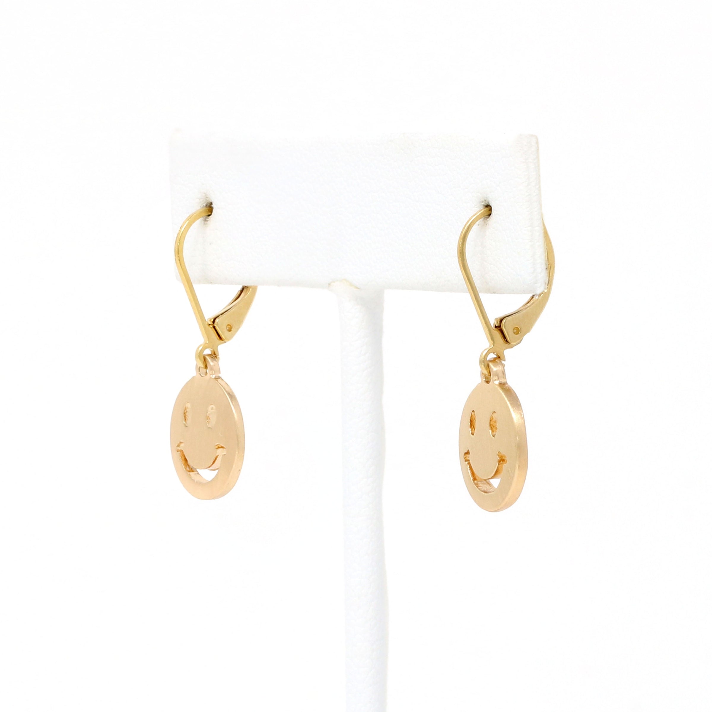Smiley Face  Drop Earrings