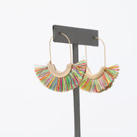 Modern Fan Tassel Hoop - Bauble Sky