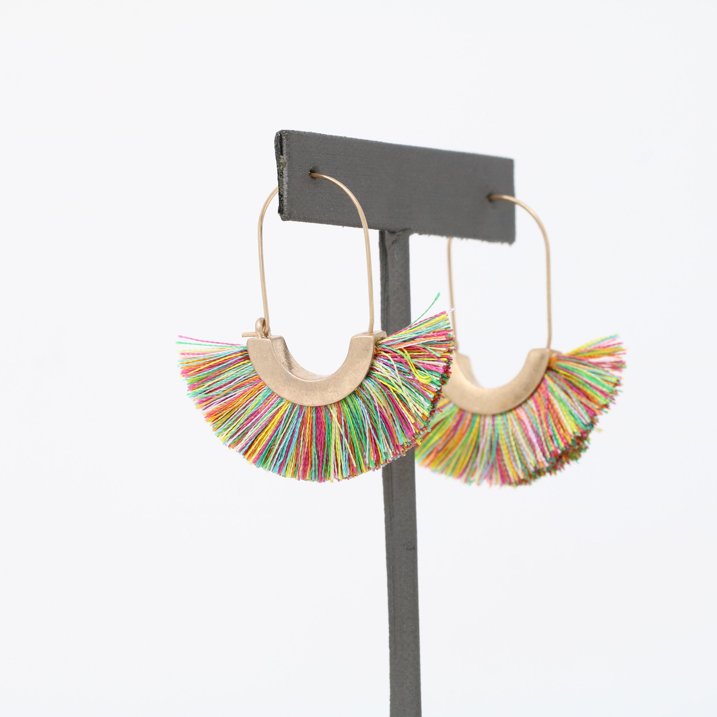 Modern Fan Tassel Hoop - Bauble Sky