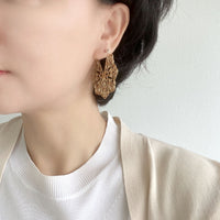 Floral Filigree Hoop Earrings