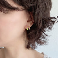 Neon Hoop Earrings