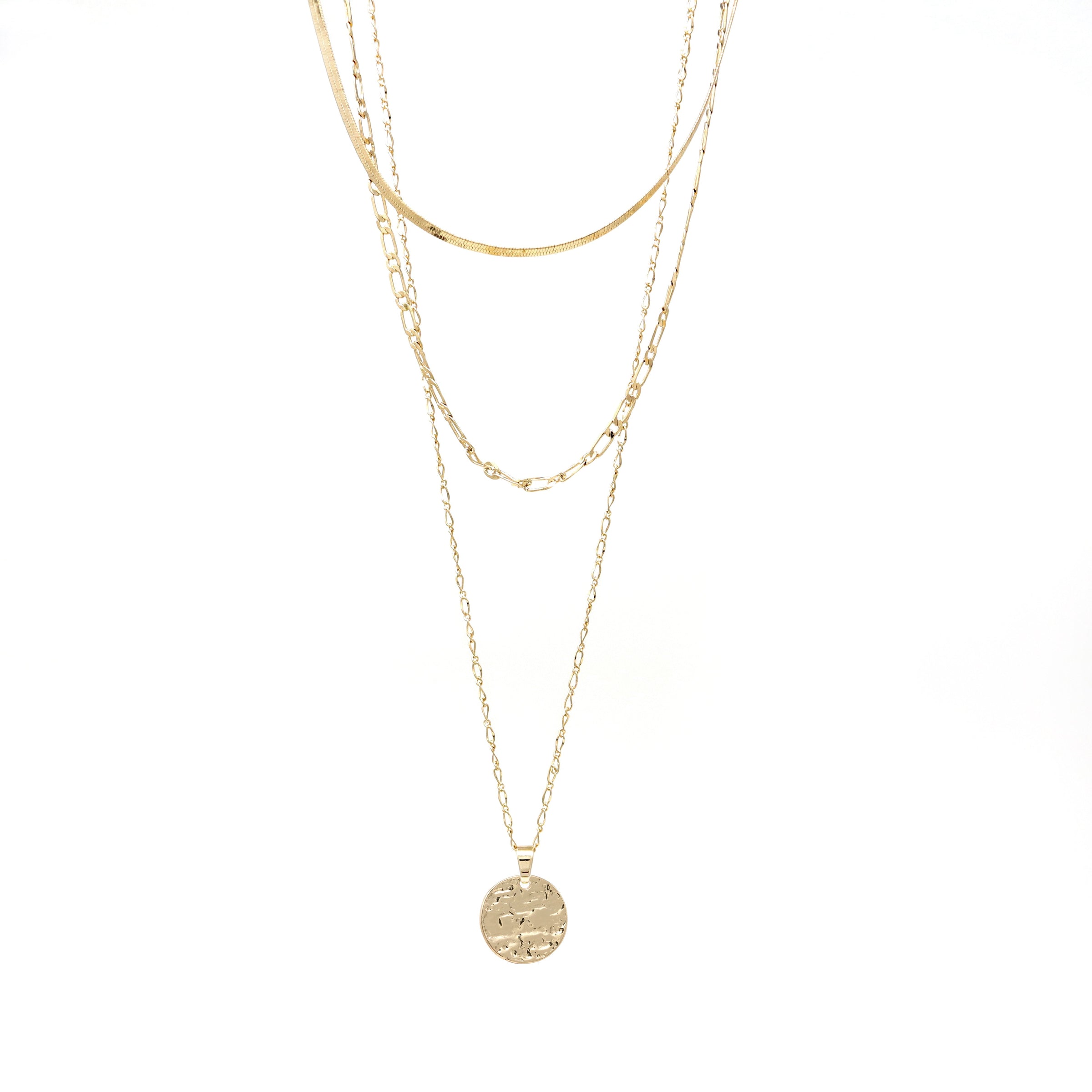 3 Layer Necklace with Charm - Bauble Sky
