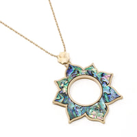 Abalone Shell Pendant Necklace - Bauble Sky