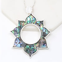 Abalone Shell Pendant Necklace - Bauble Sky