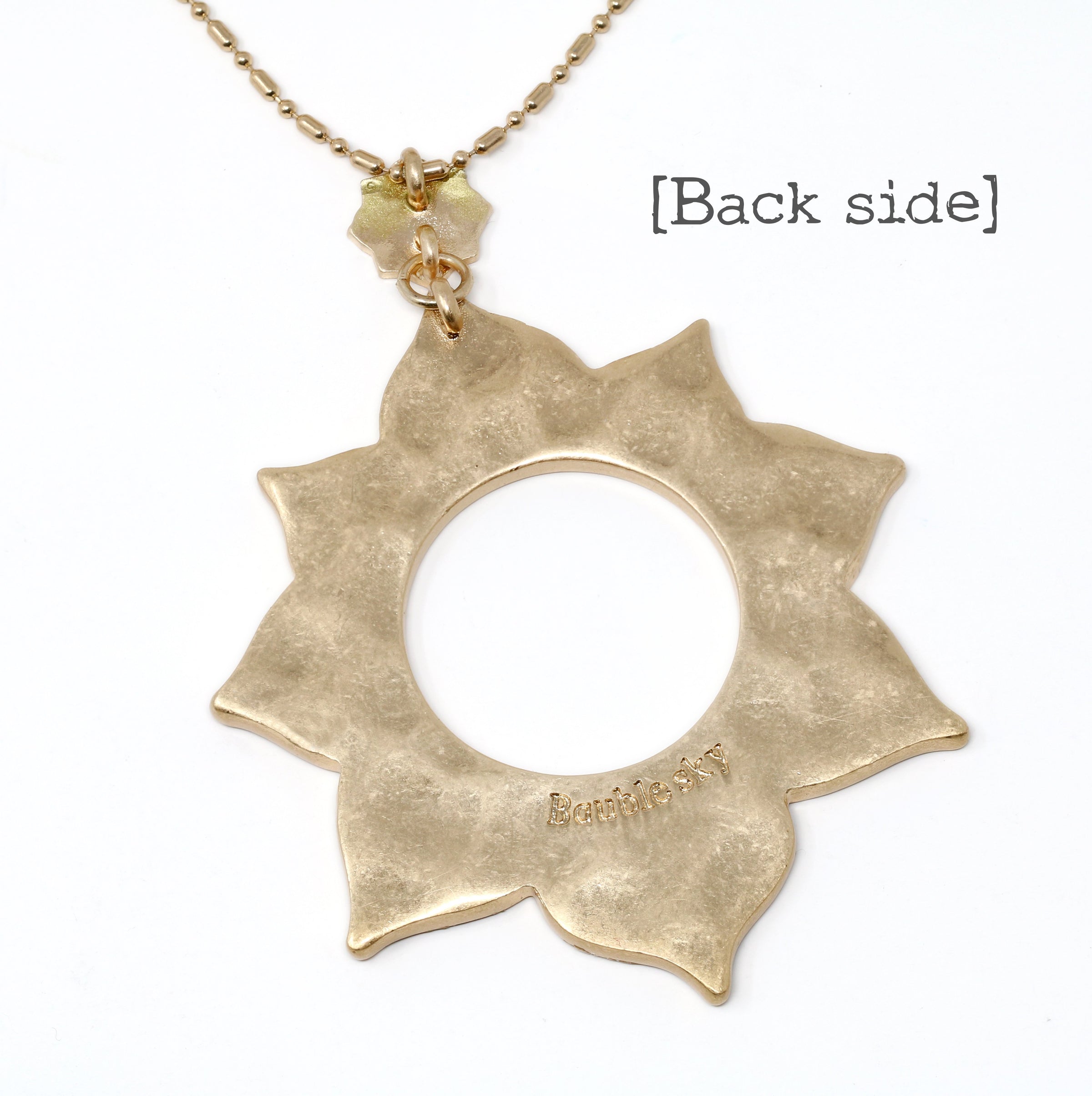 Abalone Shell Pendant Necklace - Bauble Sky
