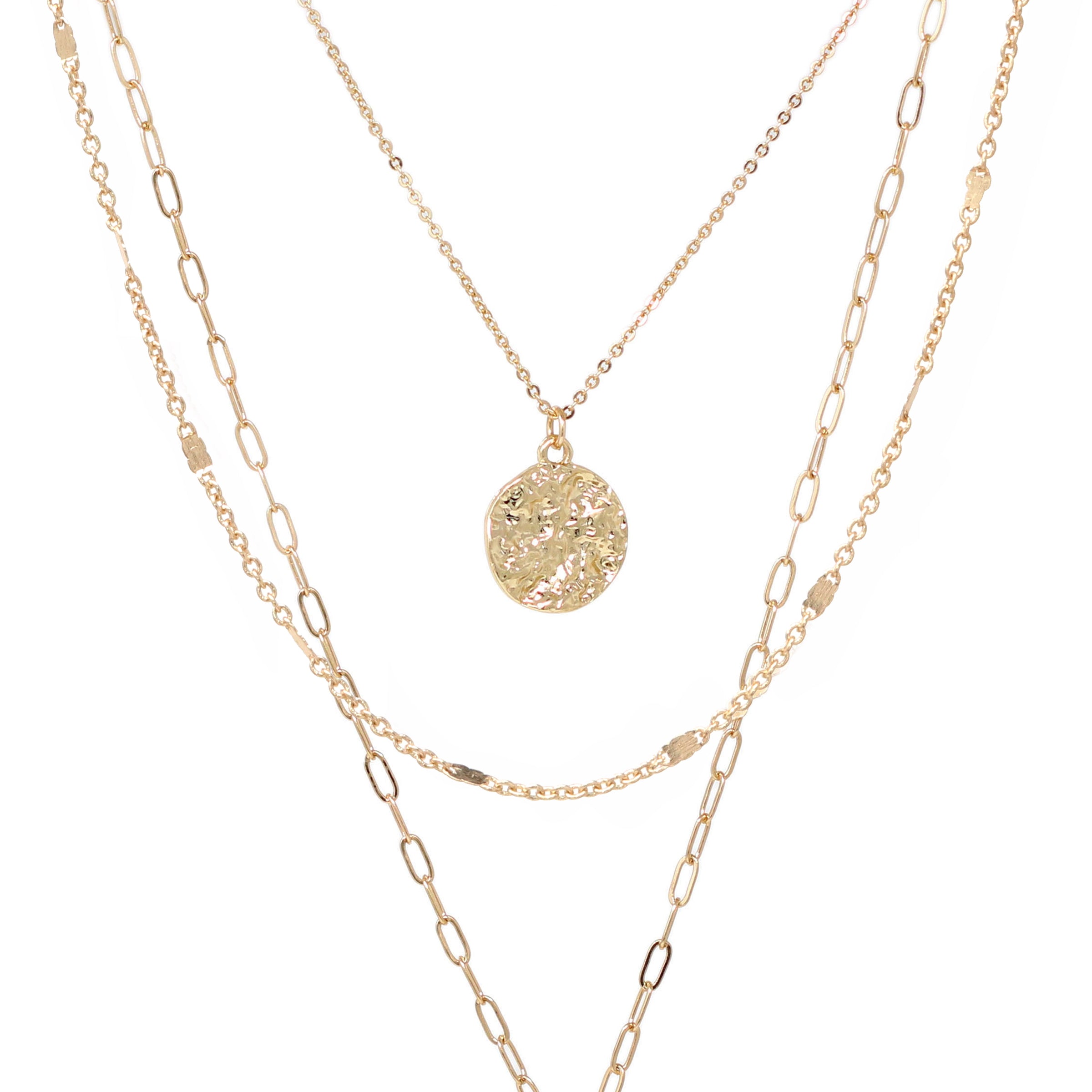 Personalized Initial & Name 3 Layer Necklace