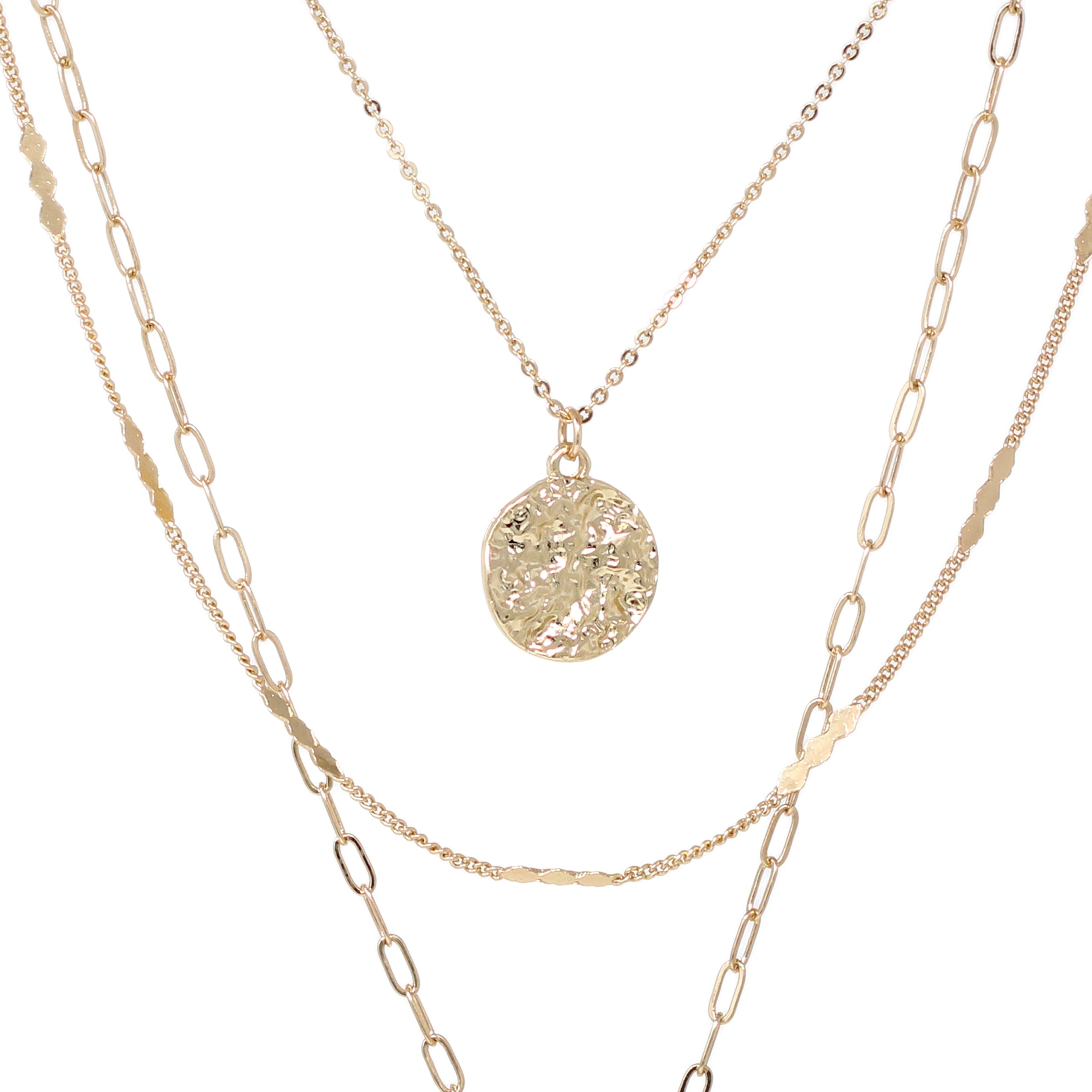3 Layer Necklace with Charm - Bauble Sky