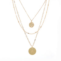 Personalized Initial & Name 3 Layer Necklace