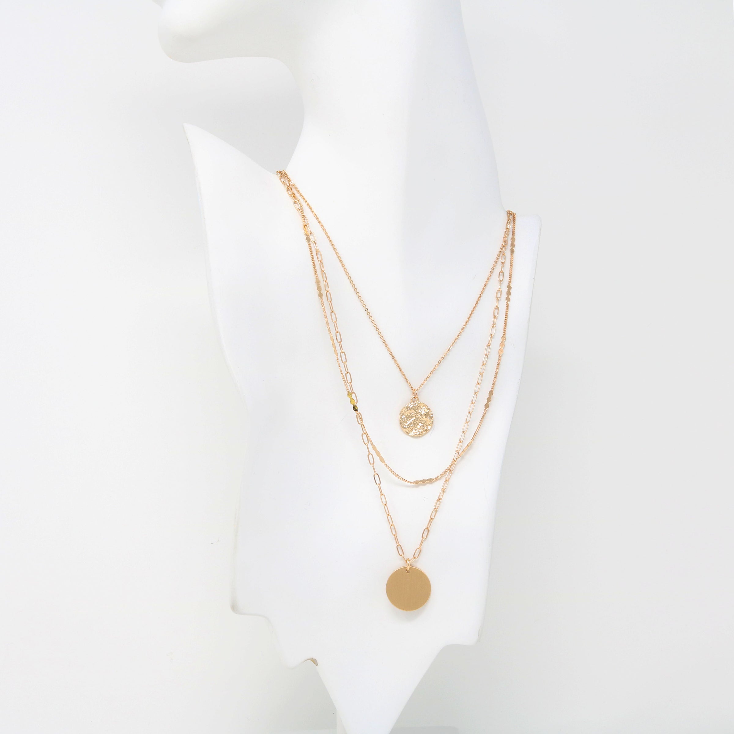 Personalized Initial & Name 3 Layer Necklace