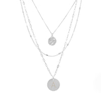 Personalized Initial & Name 3 Layer Necklace