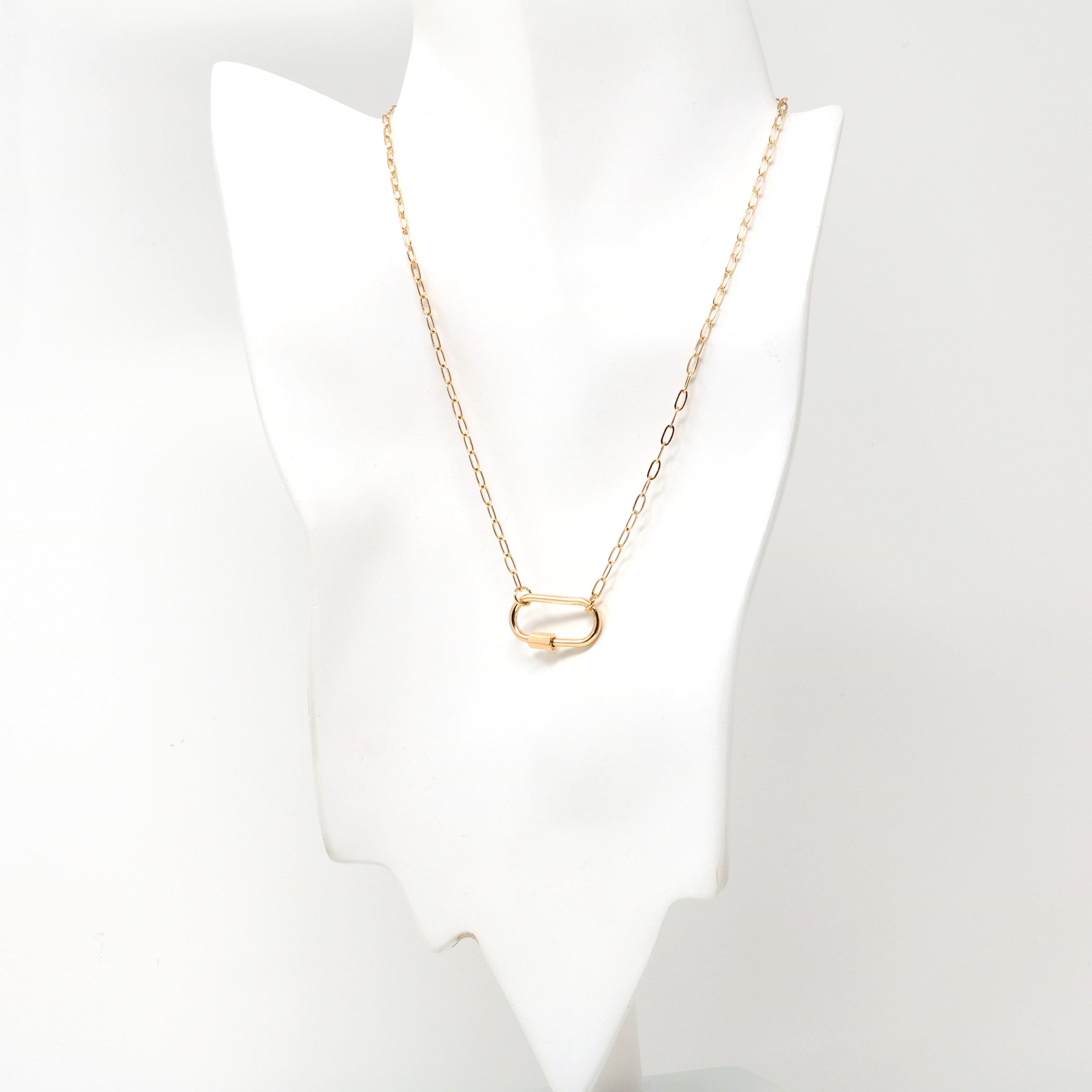 Carabiner Lock Necklace - Bauble Sky