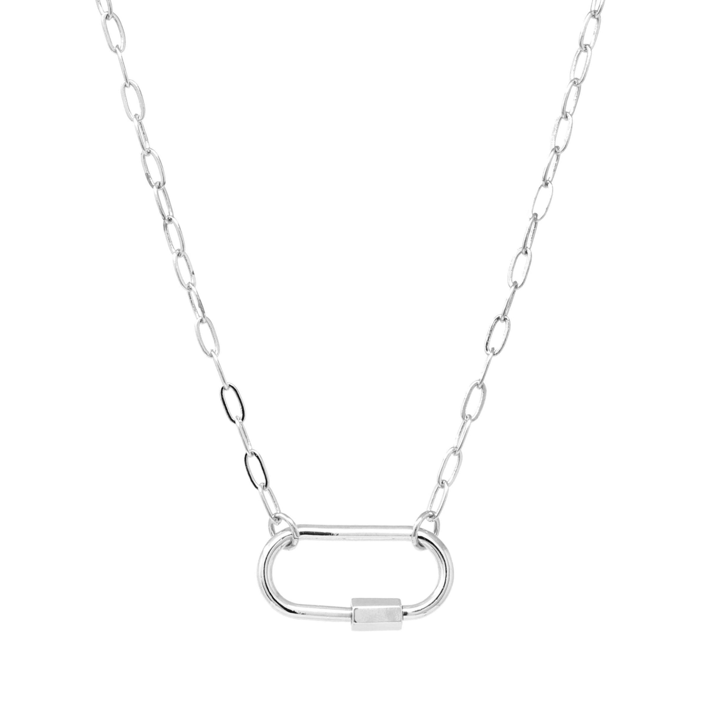 Carabiner Lock Necklace - Bauble Sky