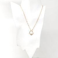 Heart Carabiner Lock Necklace - Bauble Sky