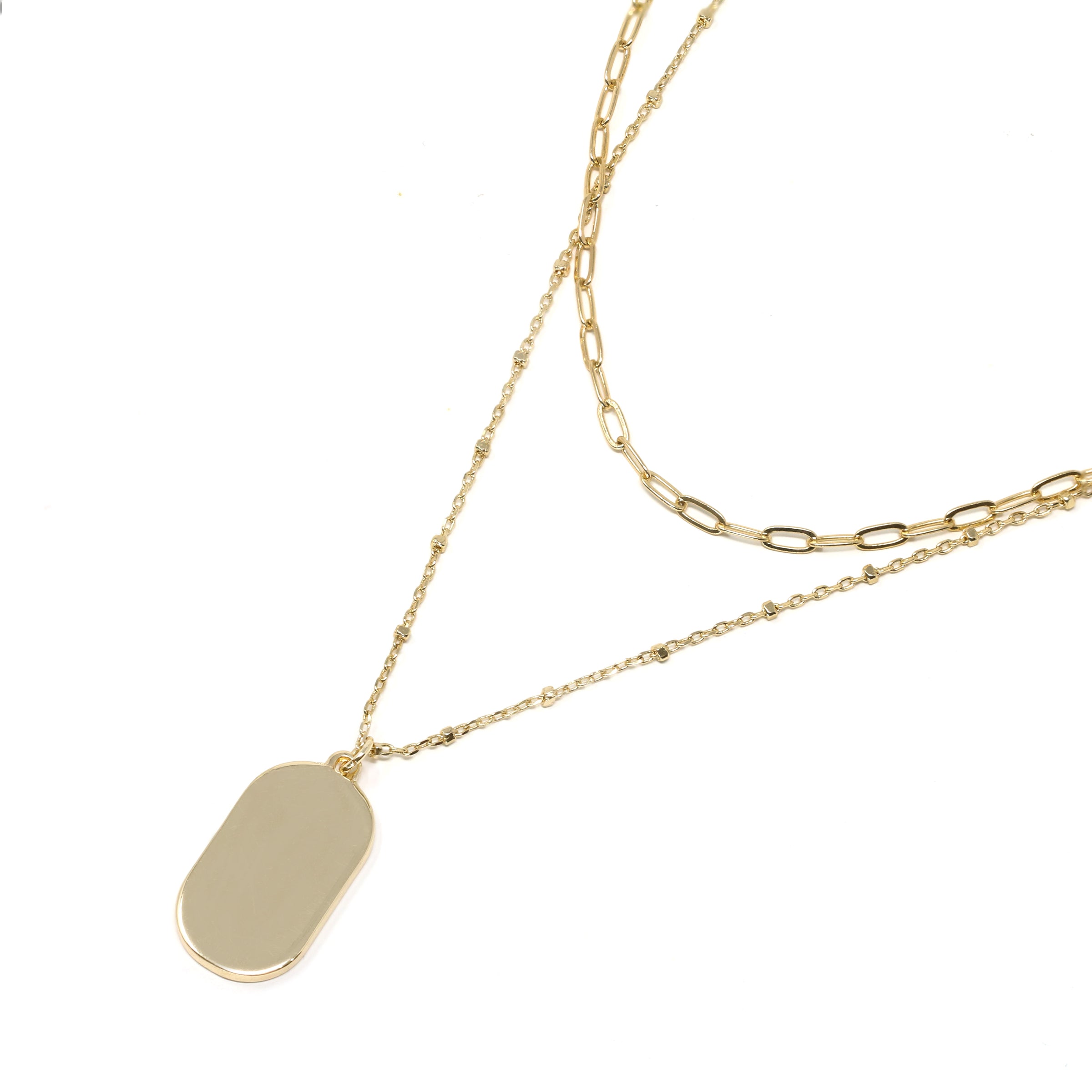Abalone Double Layered Necklace
