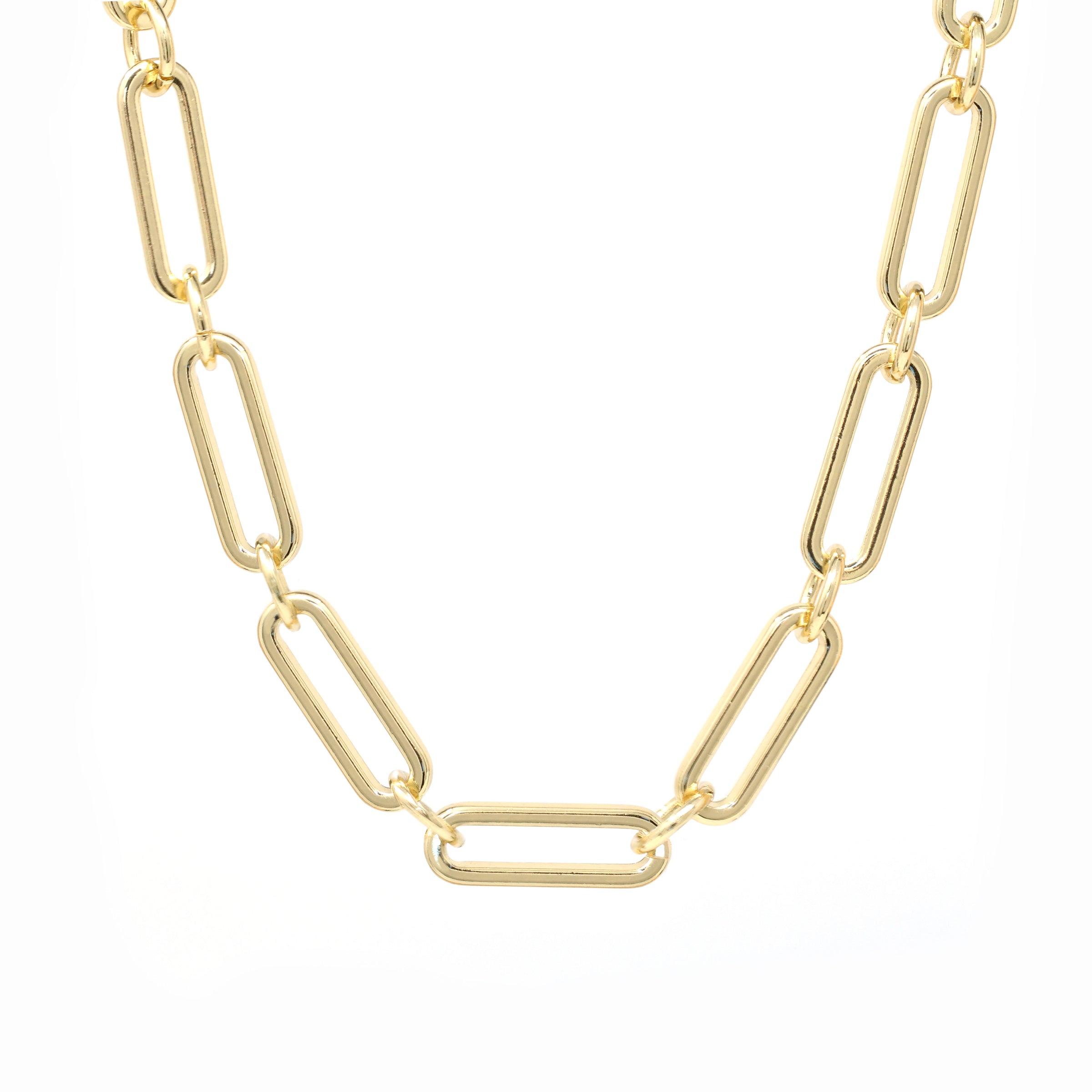Oversized Chain Toggle Necklace