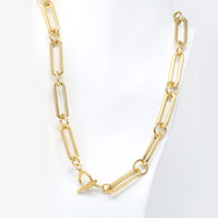 Oversized Chain Toggle Necklace