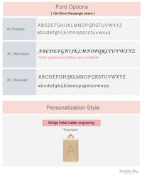 Personalized Initial Bar Necklace