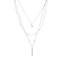 Dainty Triple Layered Charm Necklace