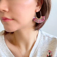 Modern Fan Tassel Hoop - Bauble Sky