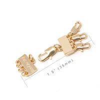 Detangler Clasp for Triple Layered Necklace