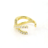 Sterling Silver Cross Ear Cuff - Bauble Sky
