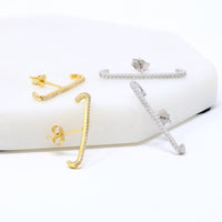 Sterling Silver Bar Ear Cuff - Bauble Sky