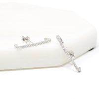 Sterling Silver Bar Ear Cuff - Bauble Sky