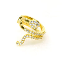 Sterling Silver Snake Ear Cuff - Bauble Sky