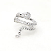 Sterling Silver Snake Ear Cuff - Bauble Sky