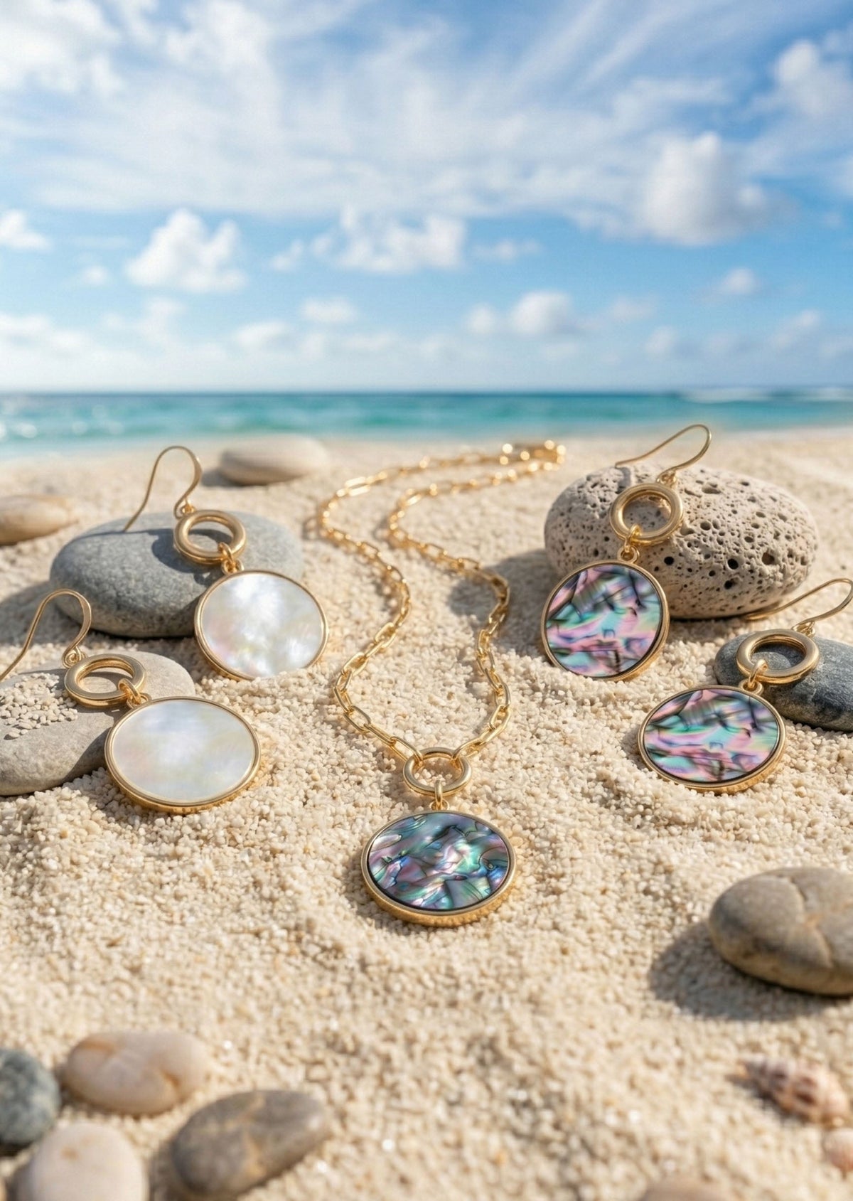🐚 The Beachcomber Aesthetic: Modern Shells & Iridescent Inlays