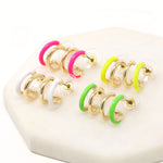 Neon Hoop Earrings