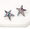 Starfish Abalone Stud Earrings