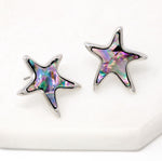 Starfish Abalone Stud Earrings