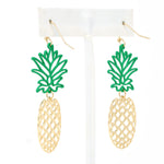 Pineapple Drop Earrings
